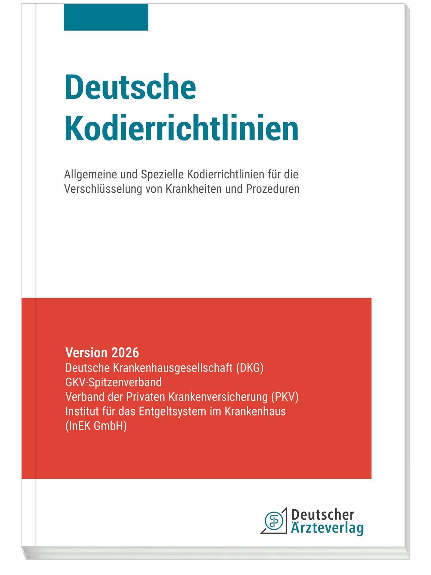 Deutsche Kodierrichtlinien Version 2026 Medicine