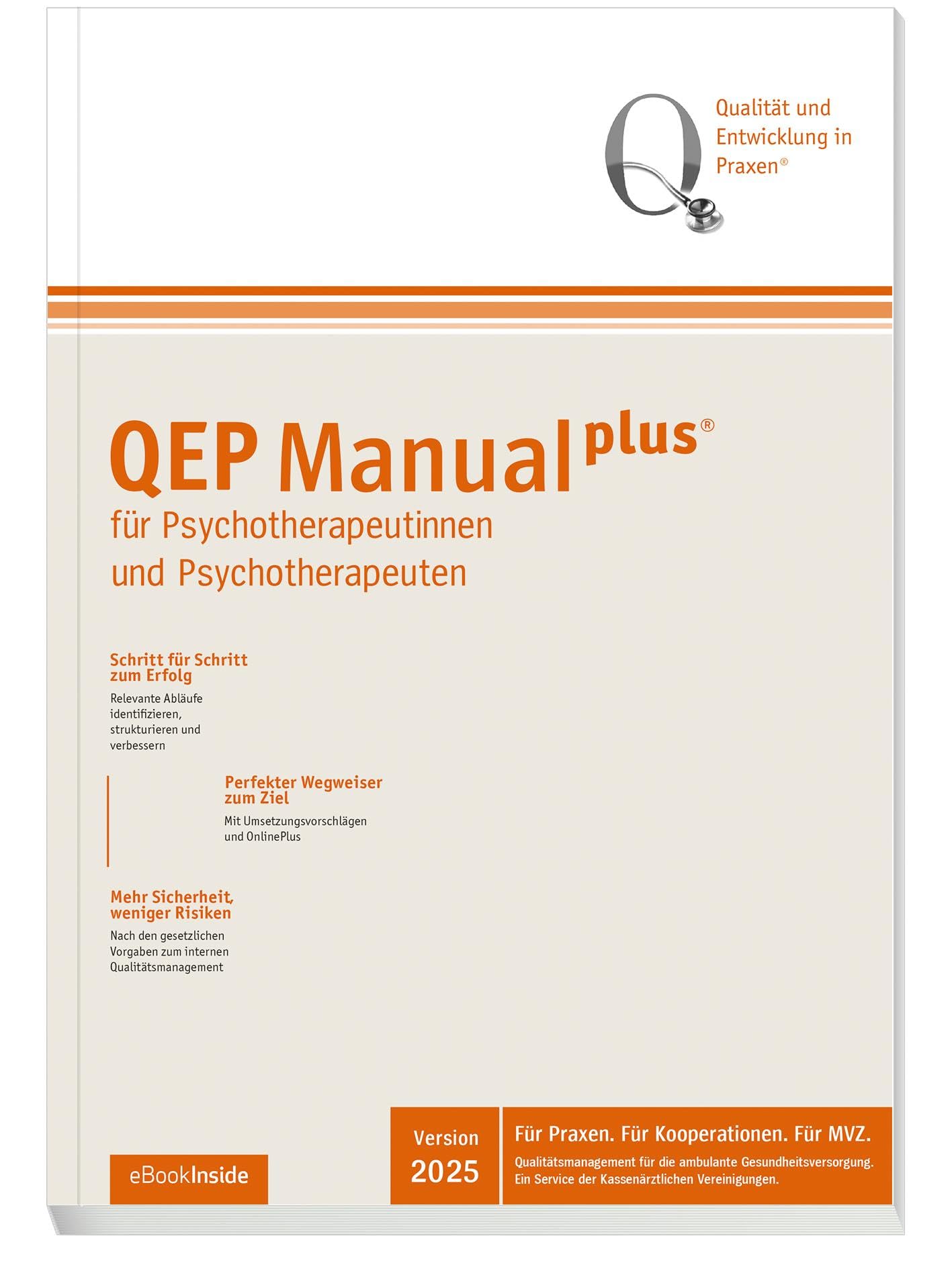 QEP-Manualplus® für Psychotherapeutinnen und Psychotherapeuten Medicine