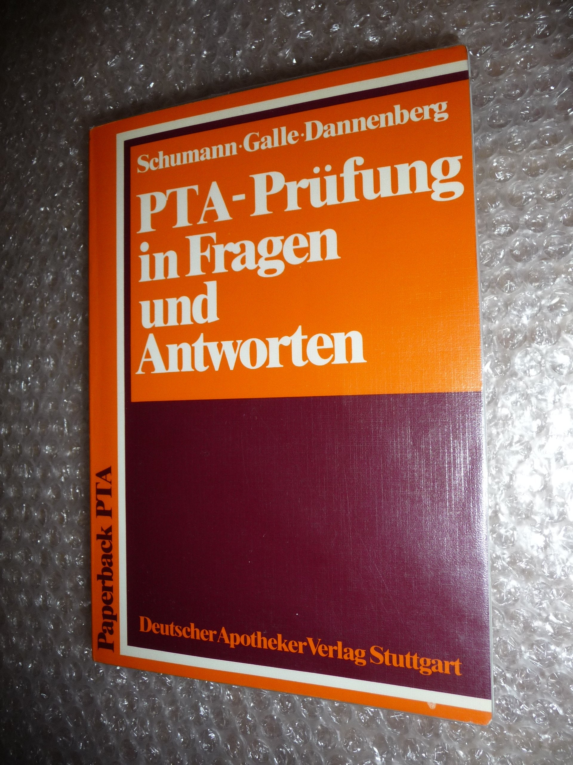PTA-Prüfung in Fragen und Antworten: Zugleich Fortführung der 7. Auflage "Zimmermann /Lang: Die pharmazeutische Vorprüfung und die Prüfung des ... in Fragen und Antworten" (Paperback pta) Books