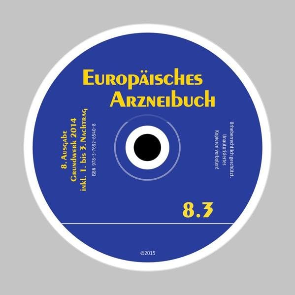 Europäisches Arzneibuch DVD-ROM 8. Ausgabe, 3. Nachtrag (Ph.Eur. 8.3): Amtliche deutsche Ausgabe book