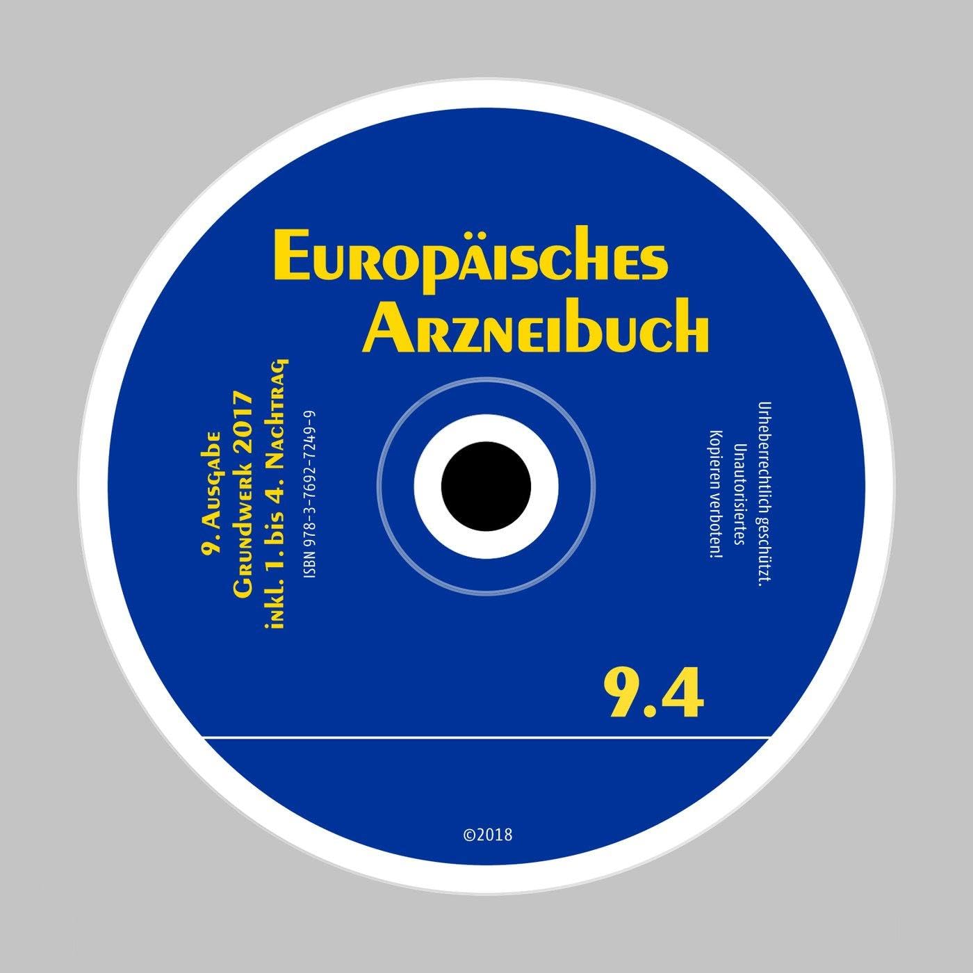 Europäisches Arzneibuch Digital, 9. Ausgabe, 4. Nachtrag Medicine