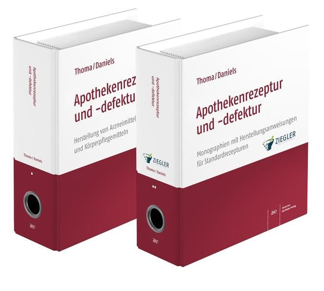 Apothekenrezeptur und -defektur: Band 1: Herstellung von Arzneimitteln und Körperpflegemitteln. Band 2: Monographien mit Herstellungsanweisungen für Standardrezepturen Medicine