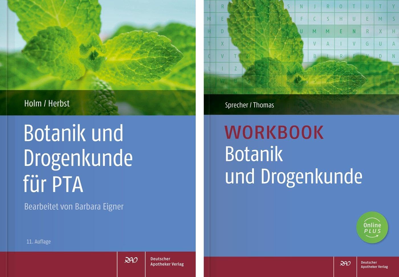 Botanik und Drogenkunde-Workbook mit Lehrbuch Botanik und Drogenkunde für PTA Medicine