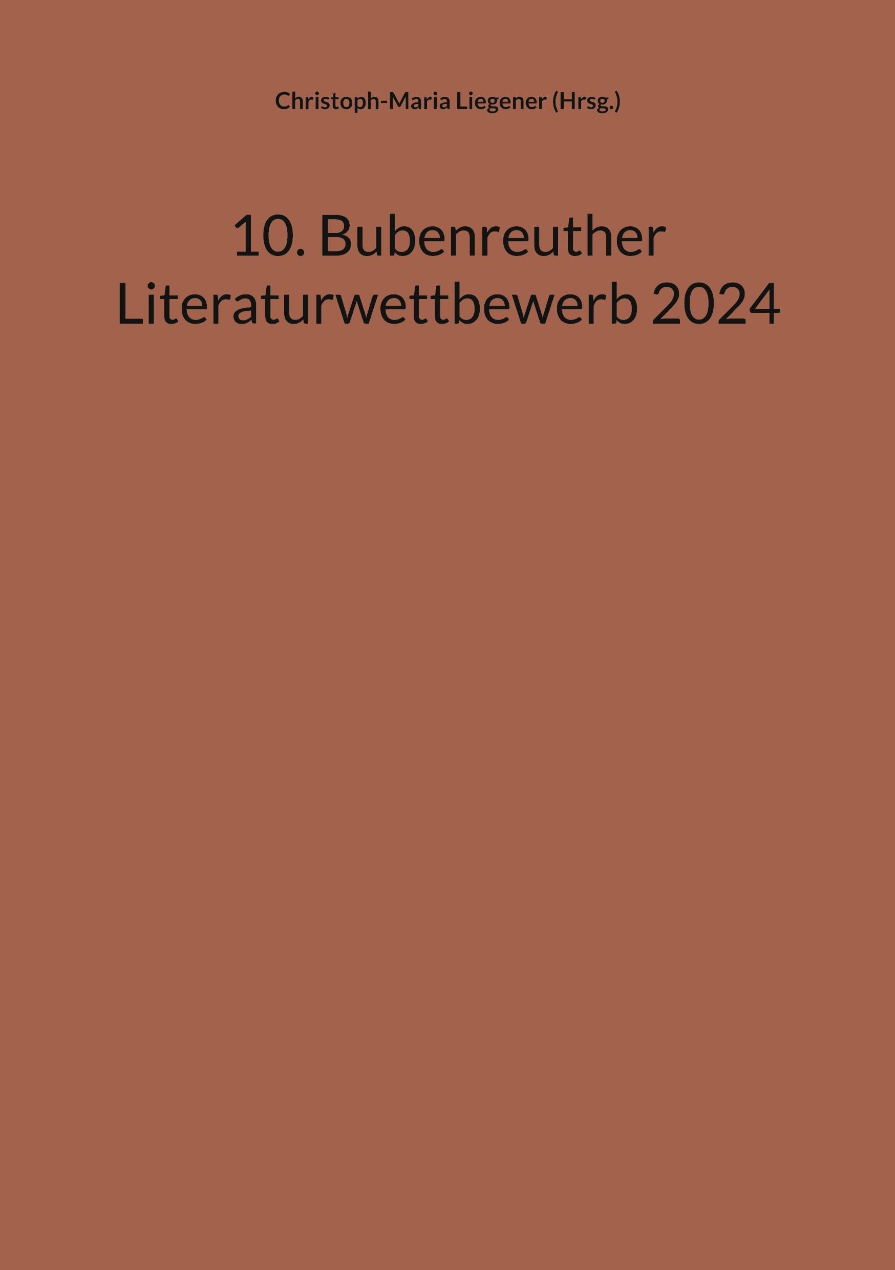 10. Bubenreuther Literaturwettbewerb 2024 Poetry