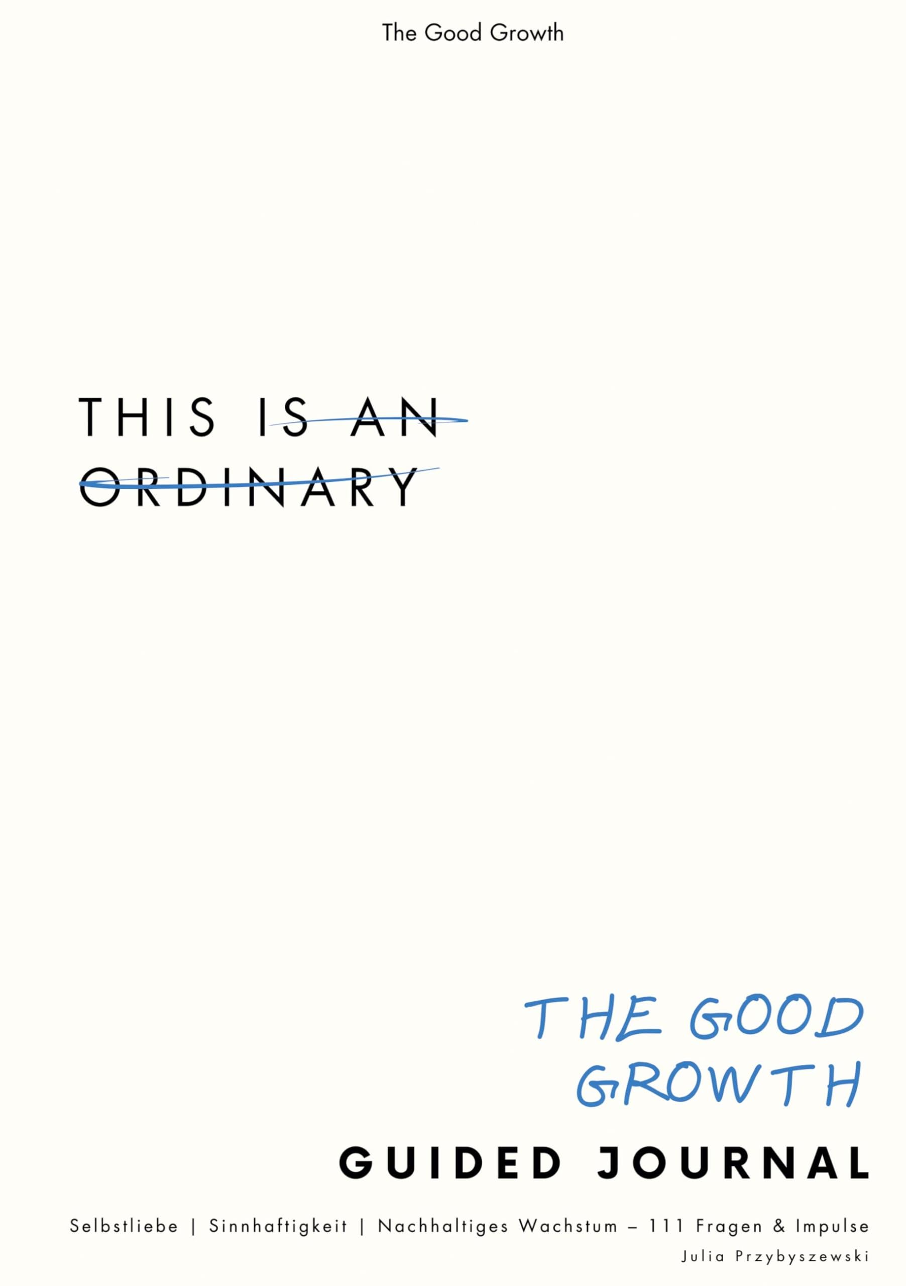 Good Growth Guided Journal Lifestyle