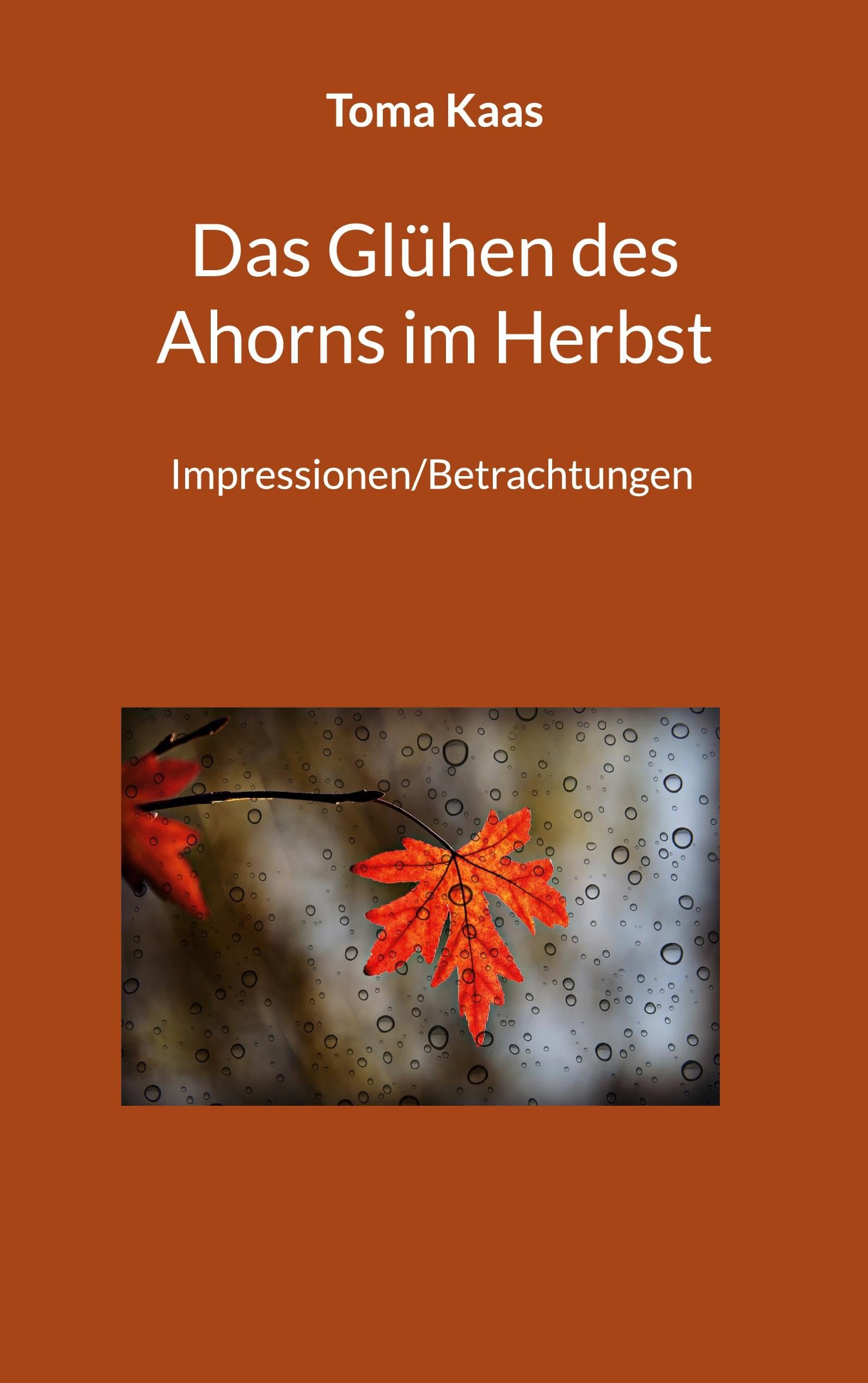 Das Glühen des Ahorns im Herbst Poetry