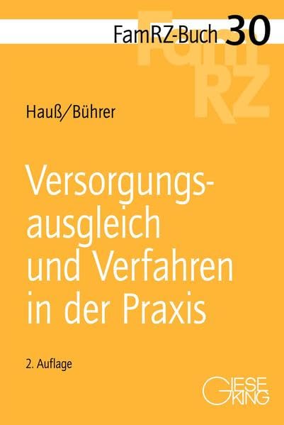 Versorgungsausgleich und Verfahren in der Praxis Law
