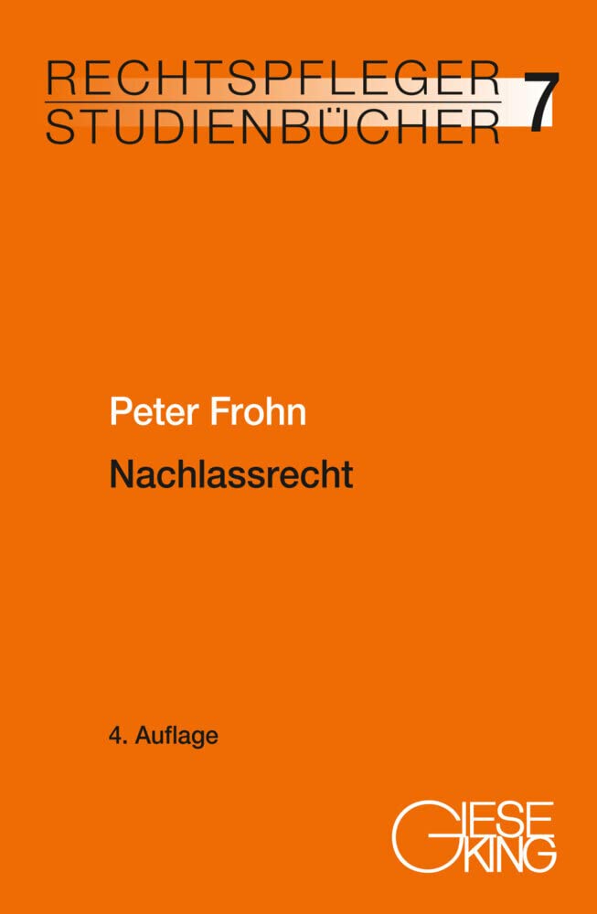 Nachlassrecht Law Books