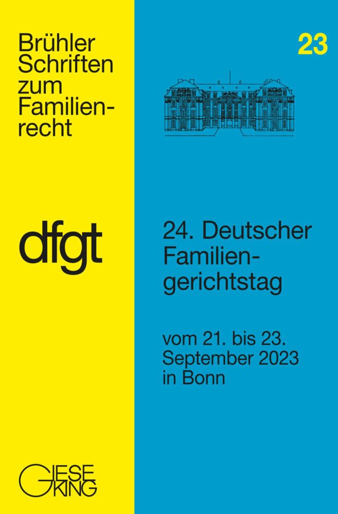 24. Deutscher Familiengerichtstag Law