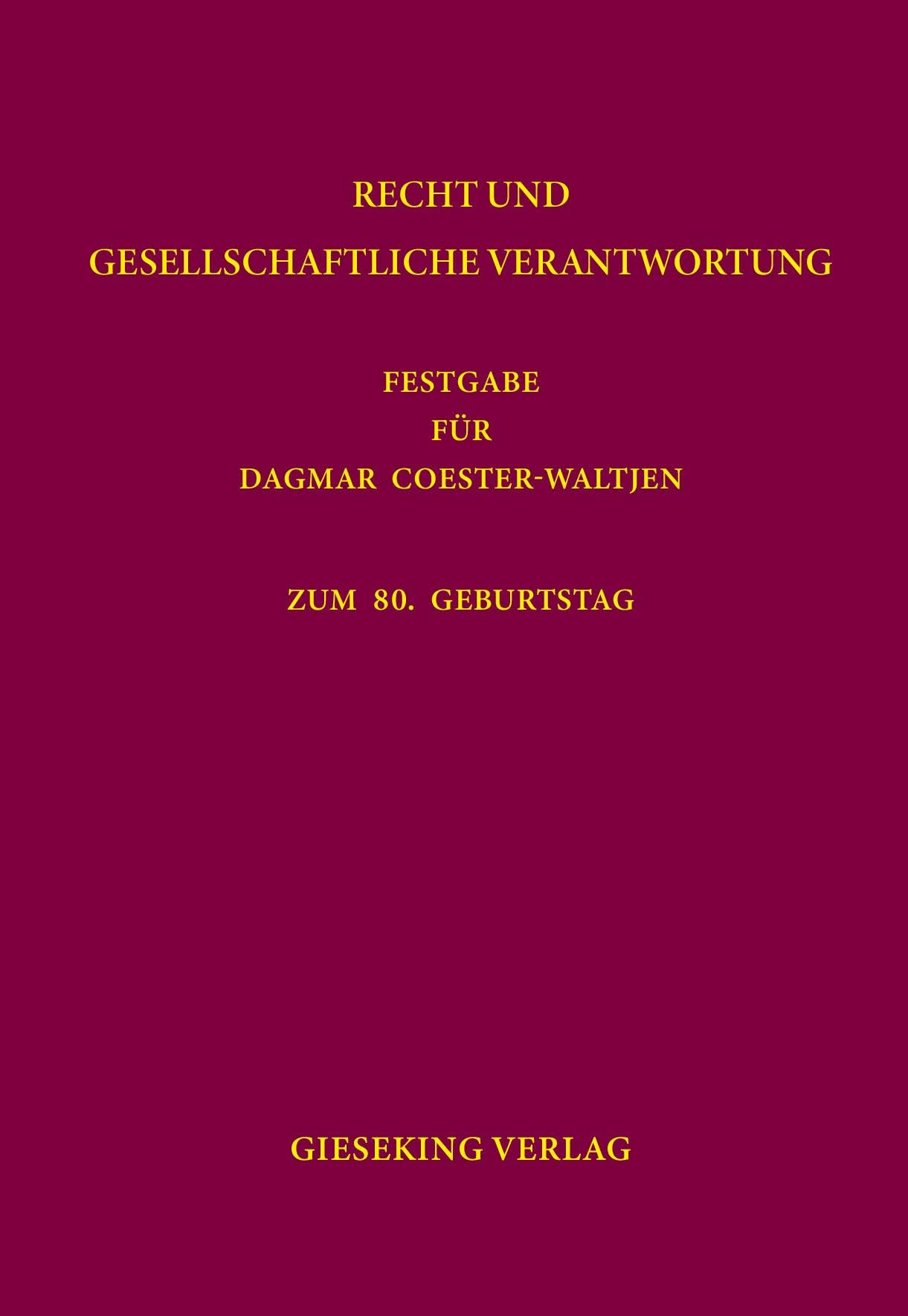 Recht und gesellschaftliche Verantwortung Law