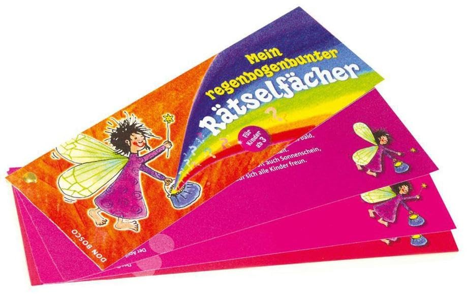 Mein regenbogenbunter Rätselfächer: Mit lustigem Daumenkino! Leisure, Home & Garden