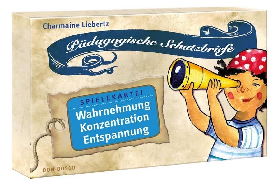 Wahrnehmung, Konzentration, Entspannung (Spielekartei): Pädagogische Schatzbriefe Education & Training