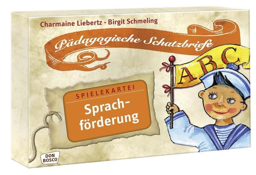 Sprachförderung (Spielekartei): Pädagogische Schatzbriefe Books