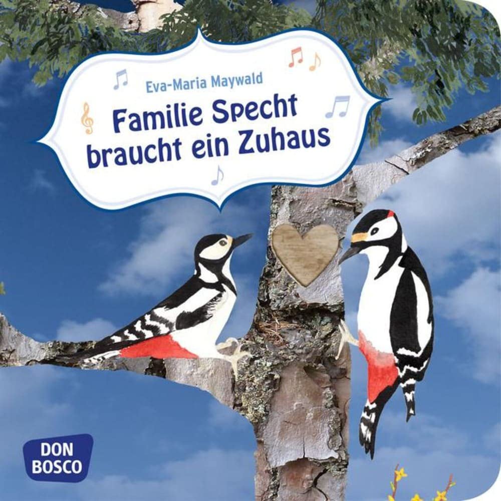 Familie Specht braucht ein Zuhaus. Mini-Bilderbuch.: Don Bosco Minis: Bilderbuchgeschichten. (Musikalische Bilderbuchgeschichten) Sheet Music