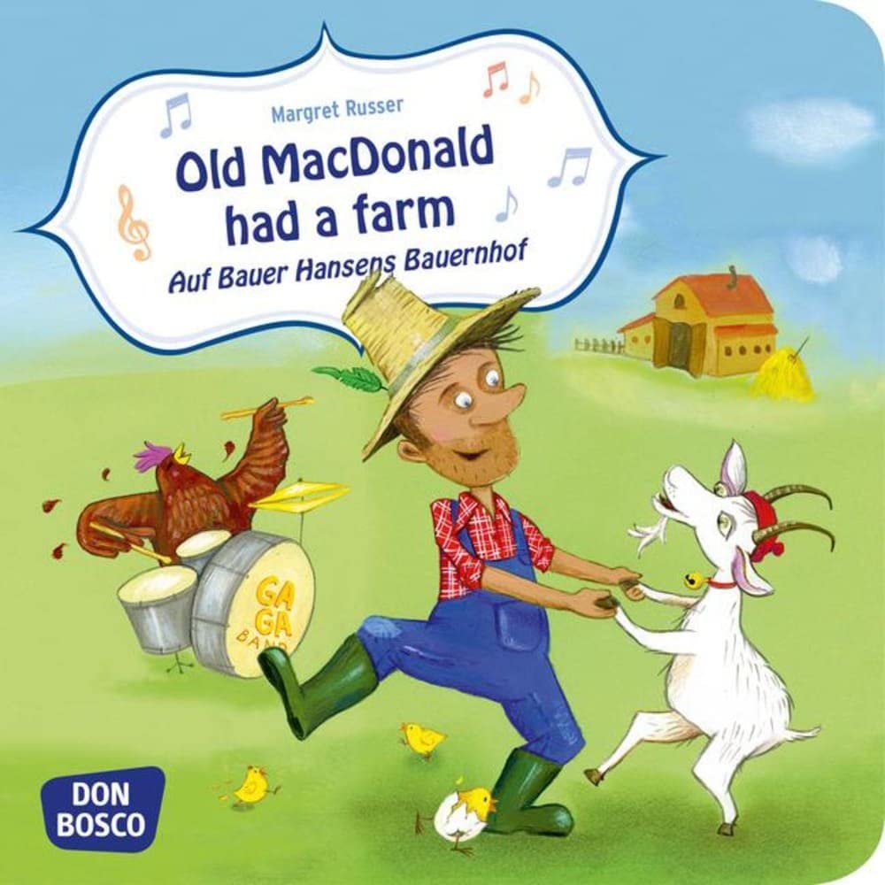 Old MacDonald had a farm. Auf Bauer Hansens Bauernhof. Mini-Bilderbuch.: Don Bosco Minis: Spiellieder. (Musikalische Bilderbuchgeschichten) Sheet Music