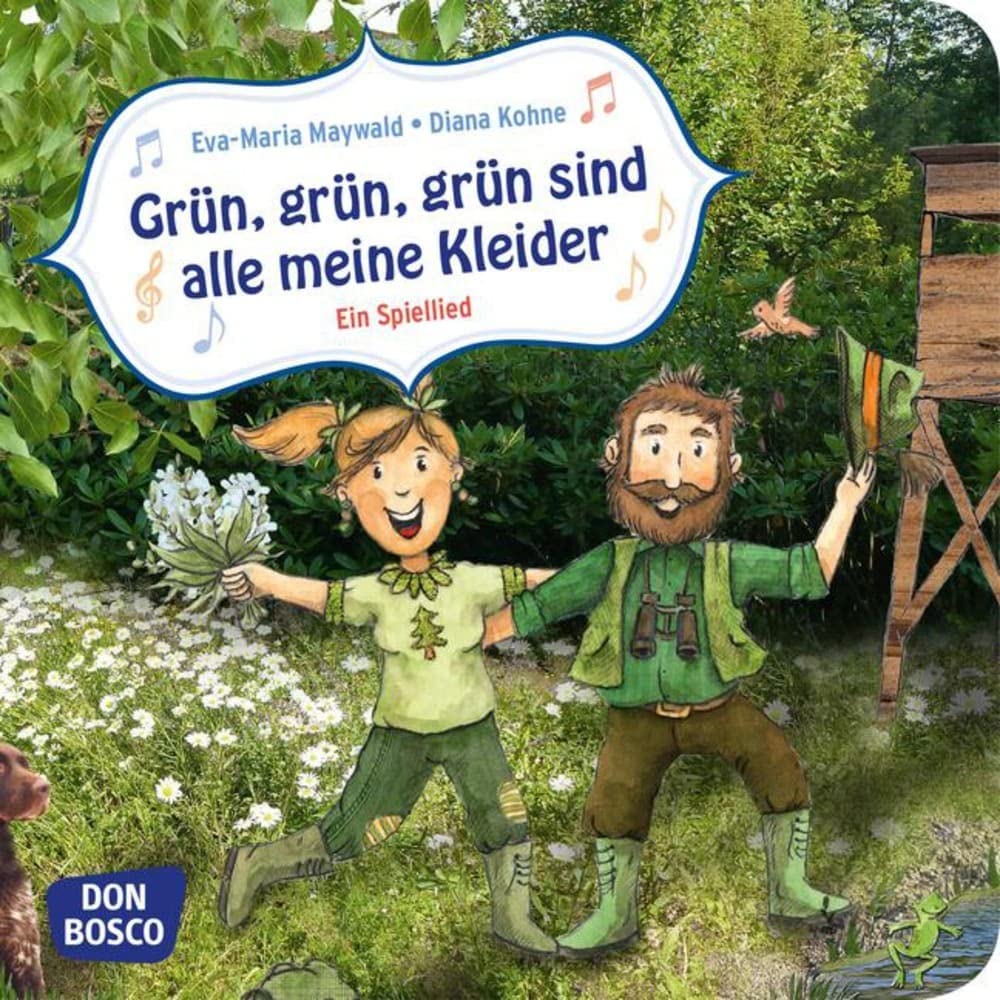 Grün, grün, grün sind alle meine Kleider. Mini-Bilderbuch.: Don Bosco Minis: Spiellieder. (Musikalische Bilderbuchgeschichten) Sheet Music
