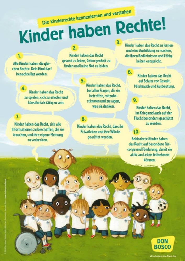 Wir haben Rechte!: Die UN Kinderrechte als DIN-A1 Plakat (Poster für die Öffentlichkeitsarbeit in Kitas und Grundschulen) Posters