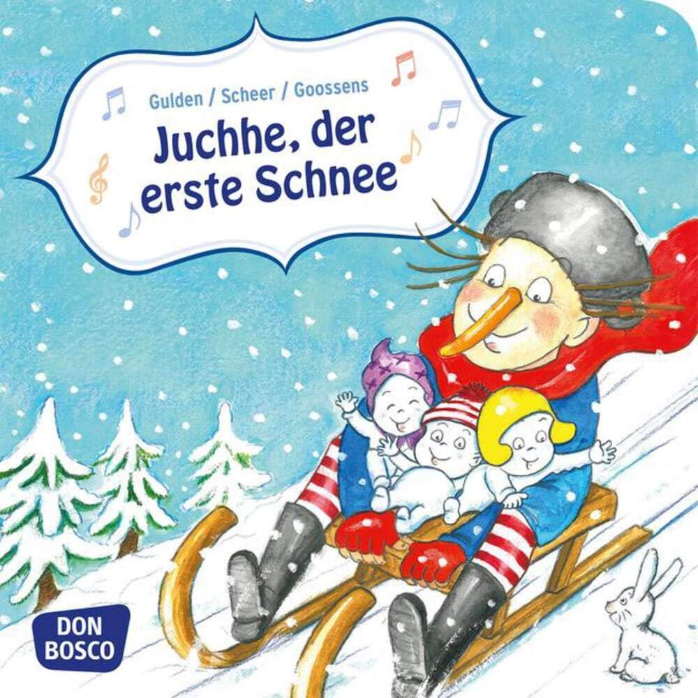 Juchhe, der erste Schnee. Mini-Bilderbuch. Don Bosco Minis: Bilderbuchgeschichten. (Musikalische Bilderbuchgeschichten) Children's books