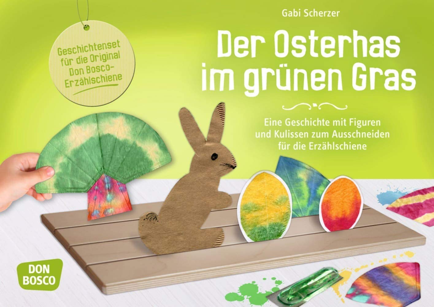 Der Osterhas im grünen Gras. Eine Geschichte mit Figuren und Kulissen zum Ausschneiden für die Erzählschiene: Geschichte zum Basteln, Gestalten und ... und Figuren für die Erzählschiene) Poetry