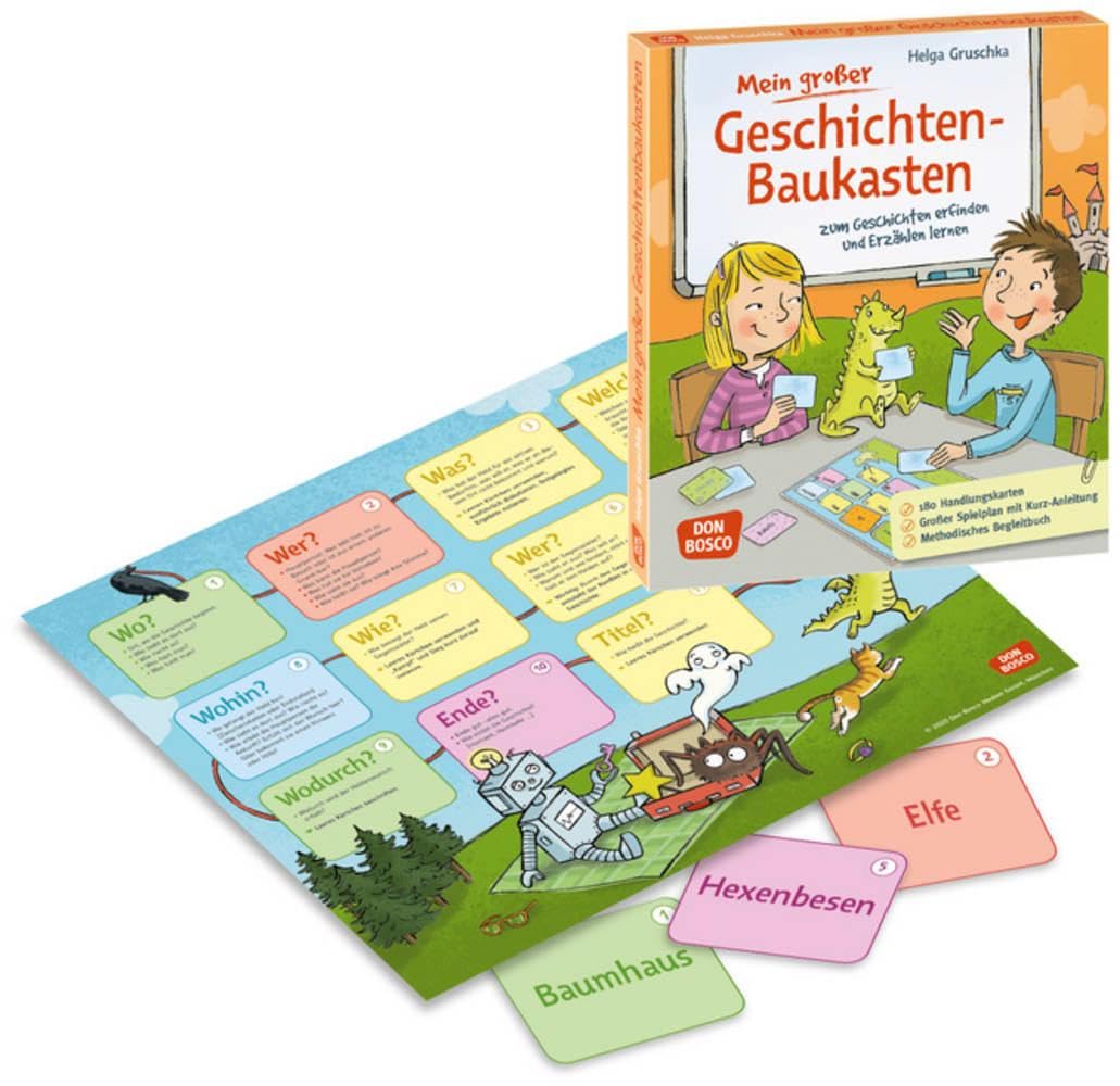 Mein großer Geschichten-Baukasten zum Geschichten erfinden und Erzählen lernen Professional & Reference Books