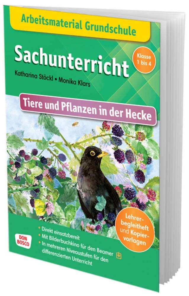 Arbeitsmaterial Grundschule. Sachunterricht: Tiere und Pflanzen in der Hecke: Klasse 1-4. Sofort einsetzbar: Arbeitsblätter, Begleitheft für Lehrer ... Grundschule: Sachwissen im Kamishibai) Education & Training