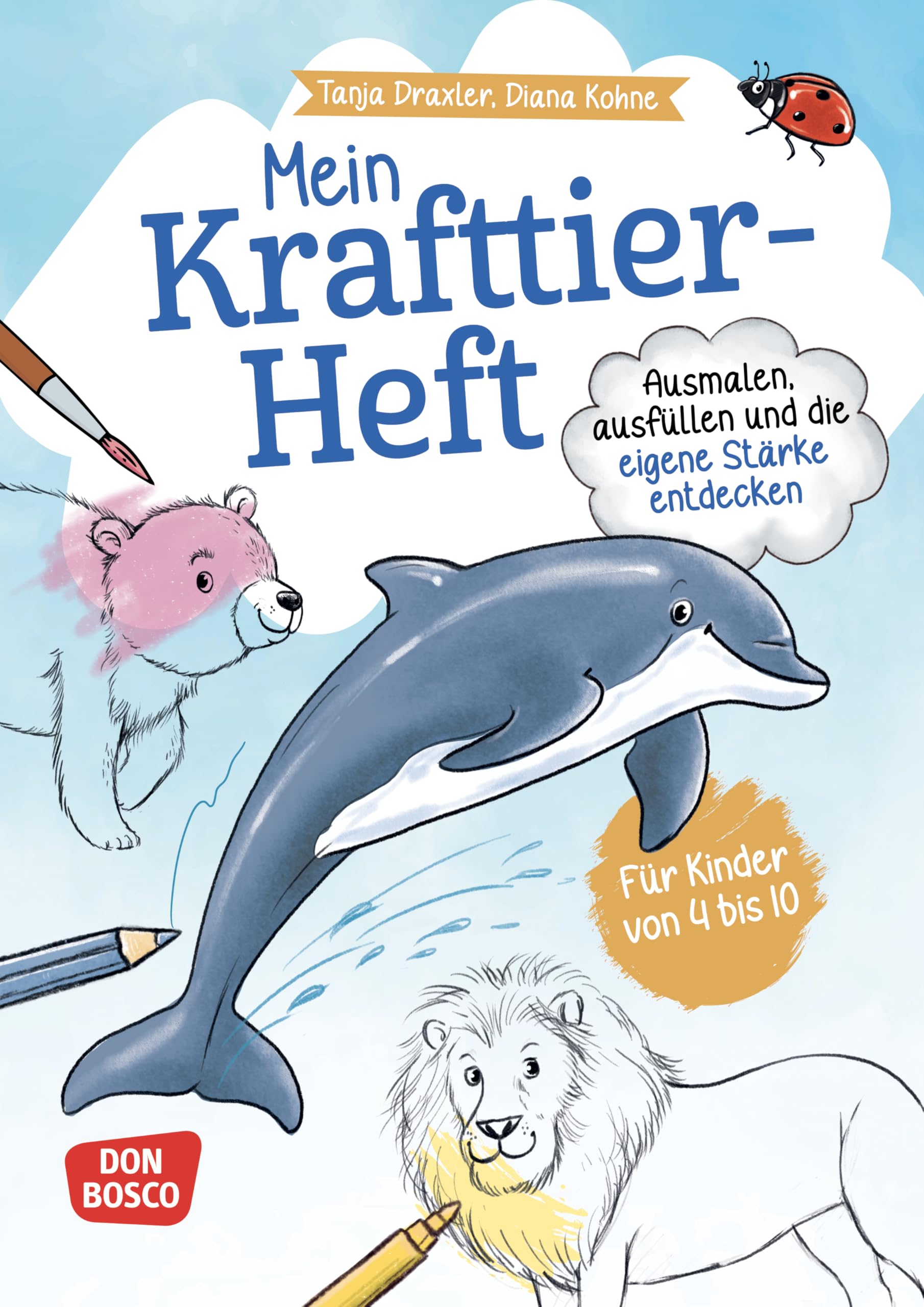 Mein Krafttier-Heft. Ausmalen, ausfüllen und die eigene Stärke entdecken Health, Nutrition & Fitness