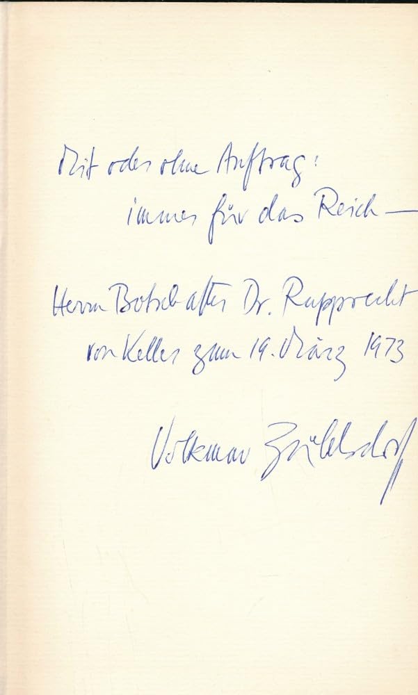 Botschafter ohne Auftrag. Lebensbericht Politics & History