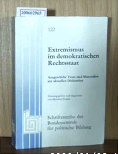 Extremismus im demokratischen Rechtsstaat. Ausgewählte Texte und Materialien zur aktuellen Diskussion Law