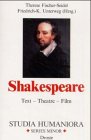 Shakespeare: Text-Theatre-Film (Studia Humaniora: Düsseldorfer Studien zu Mittelalter und Renaissance. Series Minor) Contemporary literature