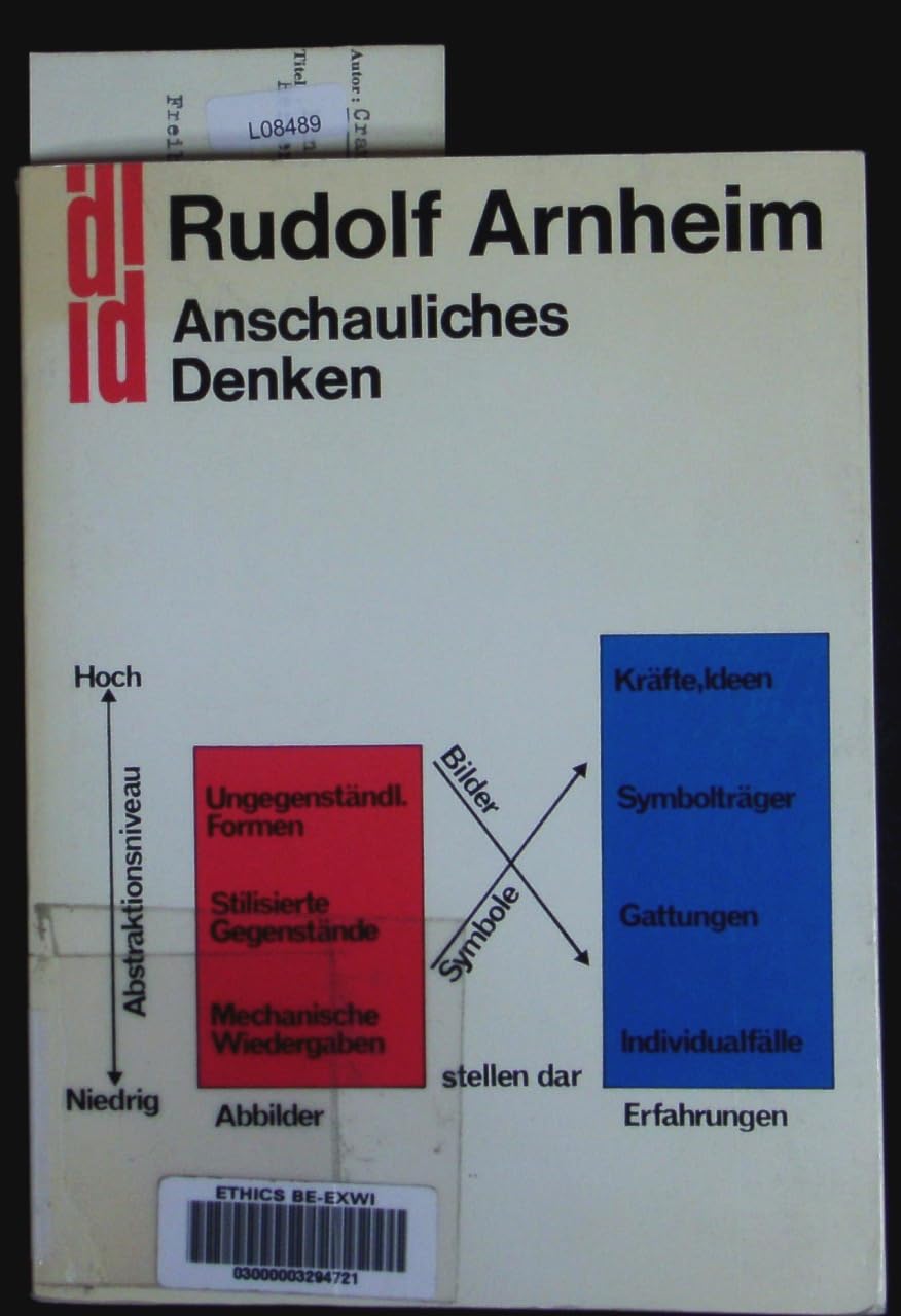 Anschauliches Denken: Zur Einheit von Bild und Begriff Professional & Reference Books