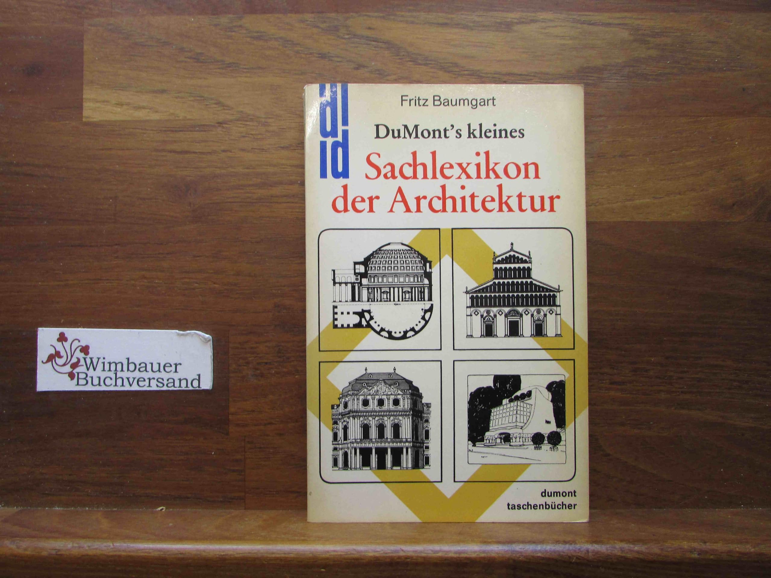 DuMont Taschenbücher, Nr.44, DuMont kleines Sachlexikon der Architektur Architecture