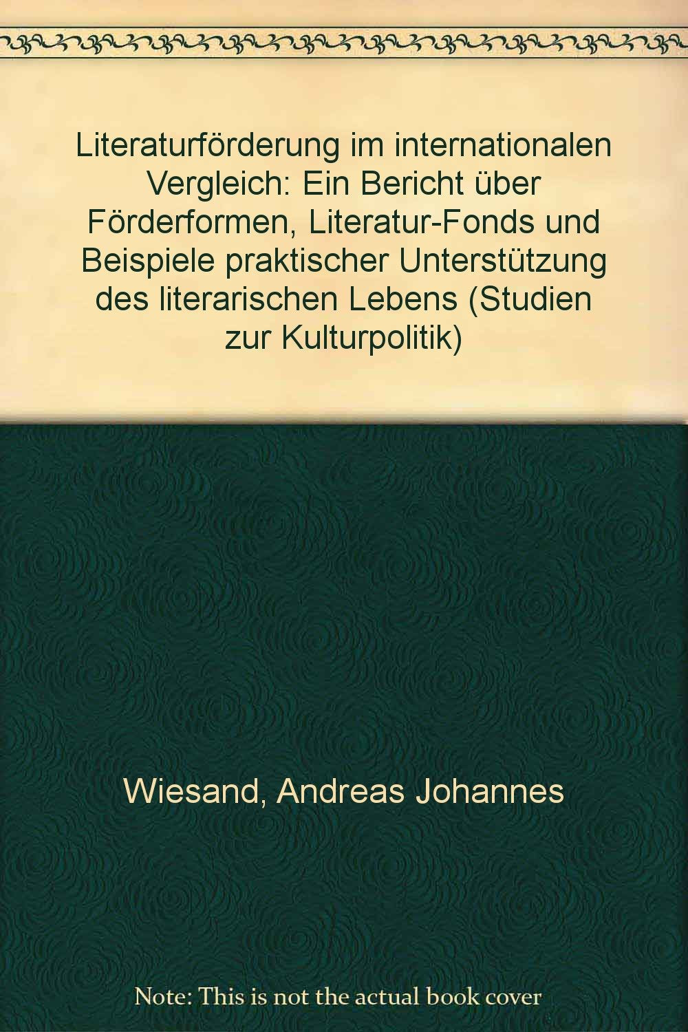Literaturförderung im internationalen Vergleich Professional & Reference Books