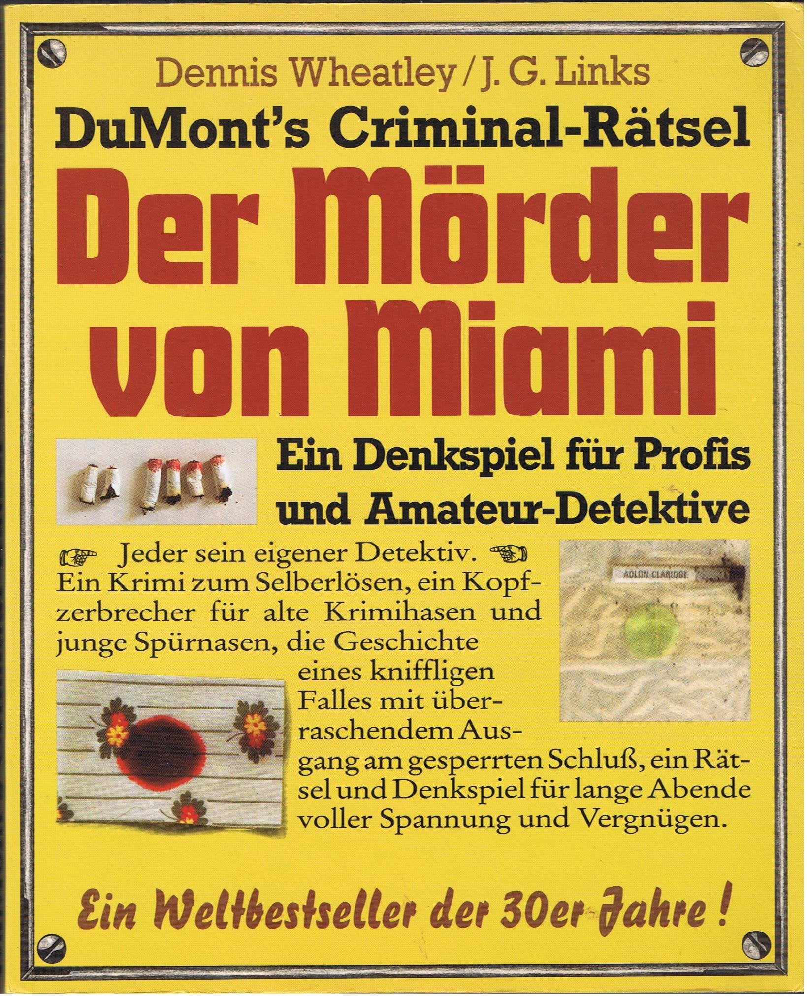 DuMont's Criminal-Rätsel: Der Mörder von Miami: Ein Denkspiel für Profis und Amateuer-Detektive Leisure & Fun
