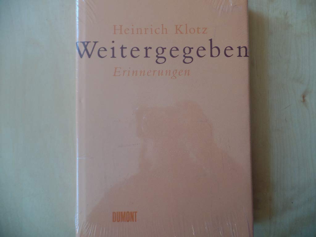 Weitergegeben: Erinnerungen Natural Sciences