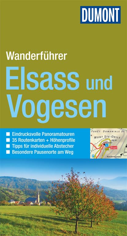 DuMont Wanderführer Elsass und Vogesen: Mit 35 Routenkarten und Höhenprofilen Leisure, Home & Garden
