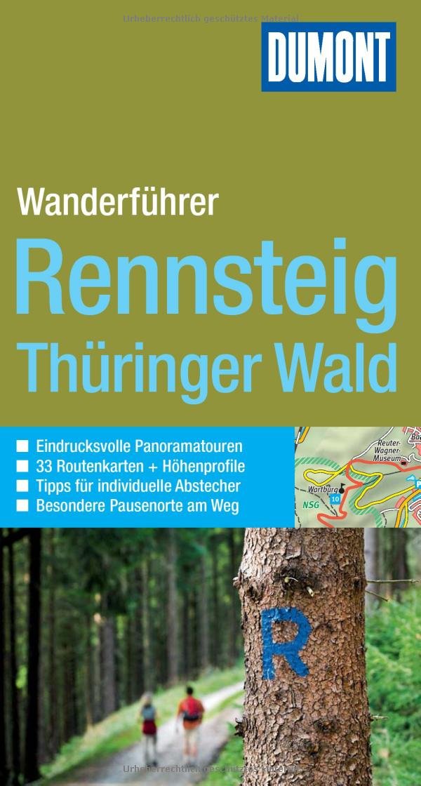 DuMont Wanderführer Rennsteig, Thüringer Wald: Mit 33 Routenkarten und Höhenprofilen Leisure, Home & Garden
