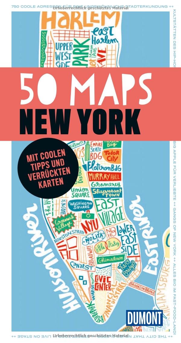 DuMont 50 Maps New York Travel Guides