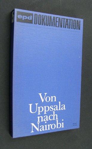Von Uppsala nach Nairobi - Ökumenische Bilanz 1968-1975 - Books