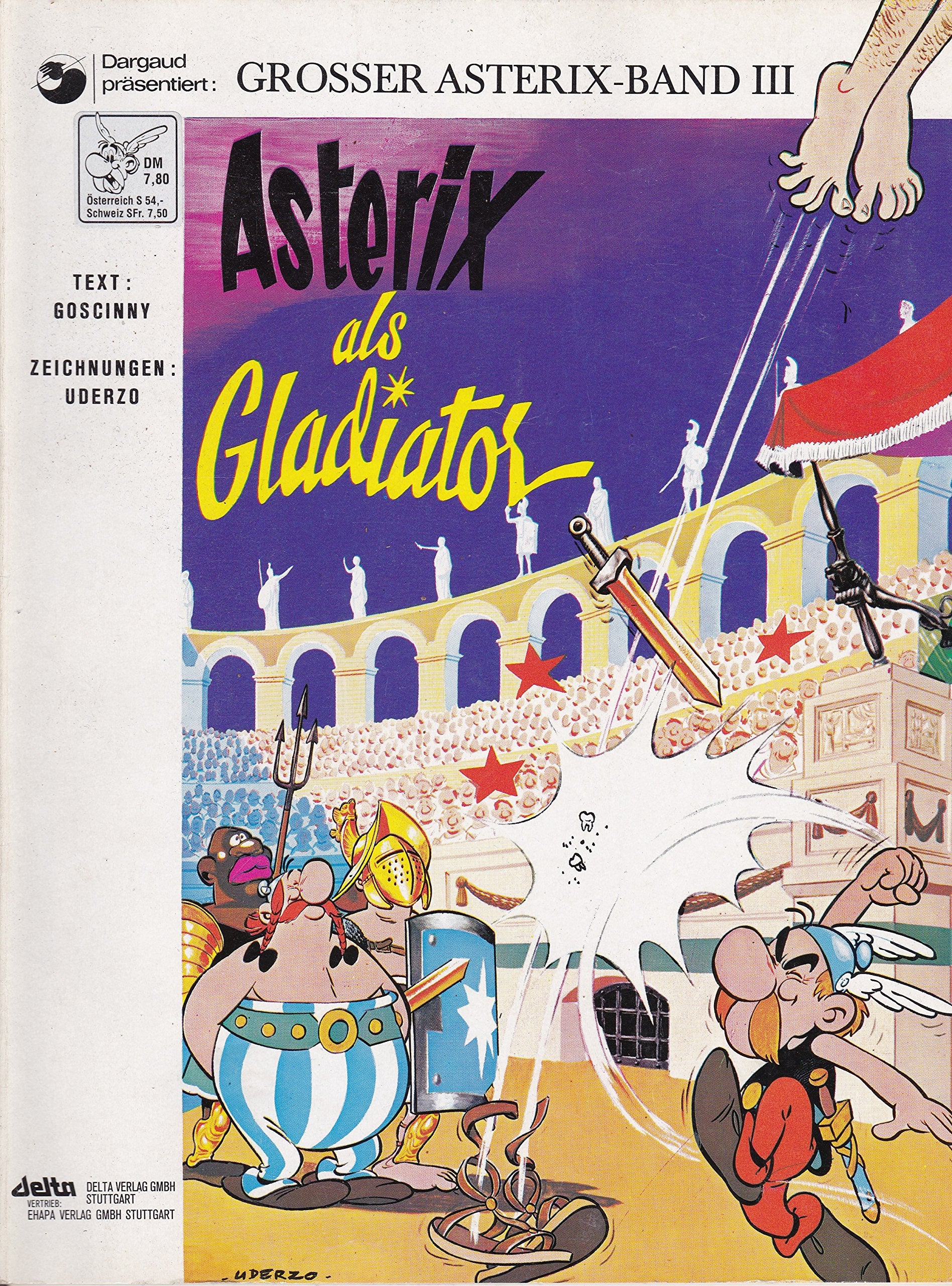 Asterix HC 03 Gladiator Manga