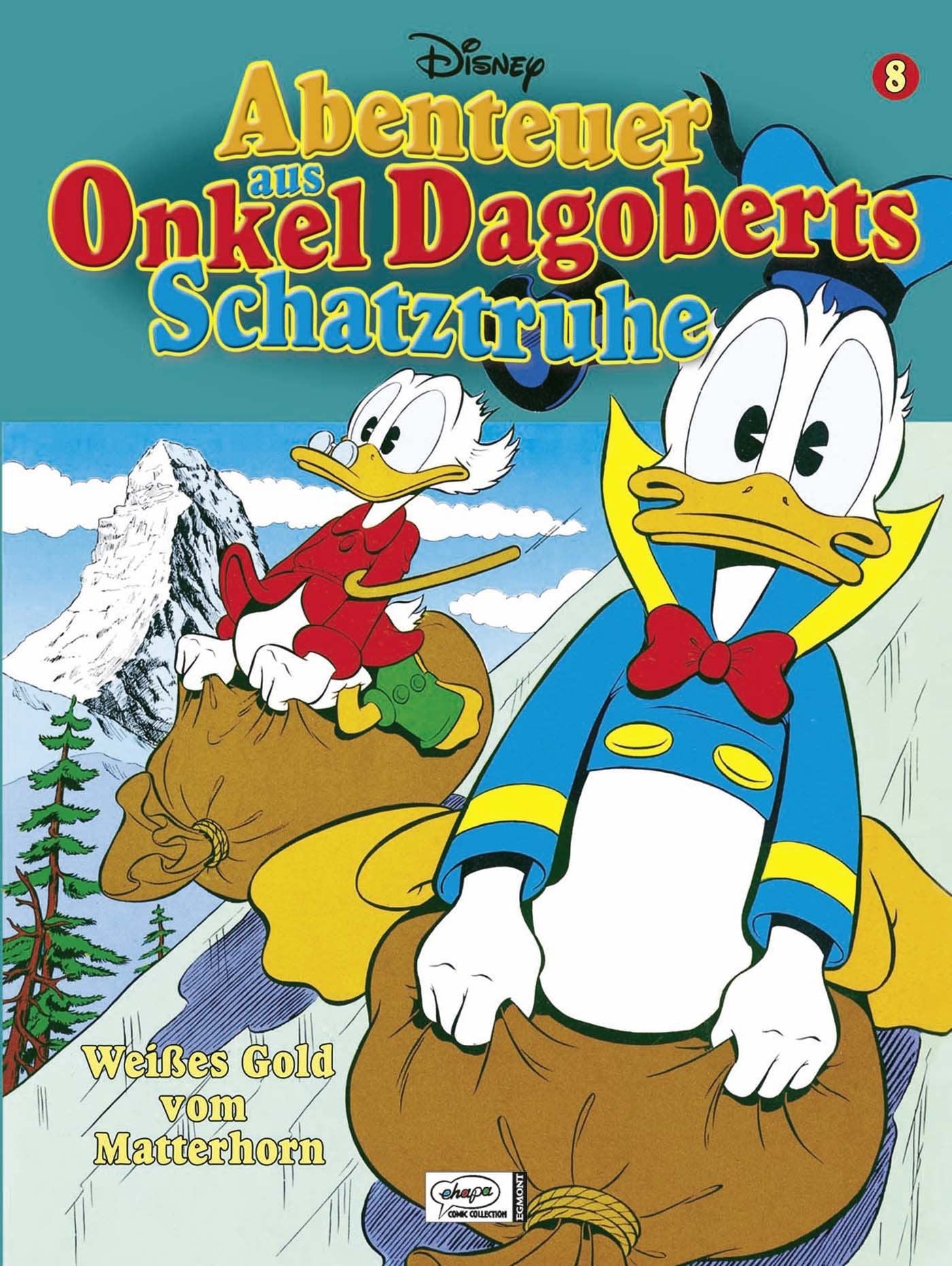 Abenteuer aus Onkel Dagoberts Schatztruhe 08: Weißes Gold vom Matterhorn Manga