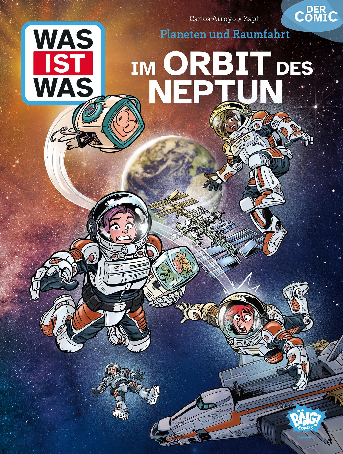 WAS IST WAS Comic - Planeten und Raumfahrt Manga