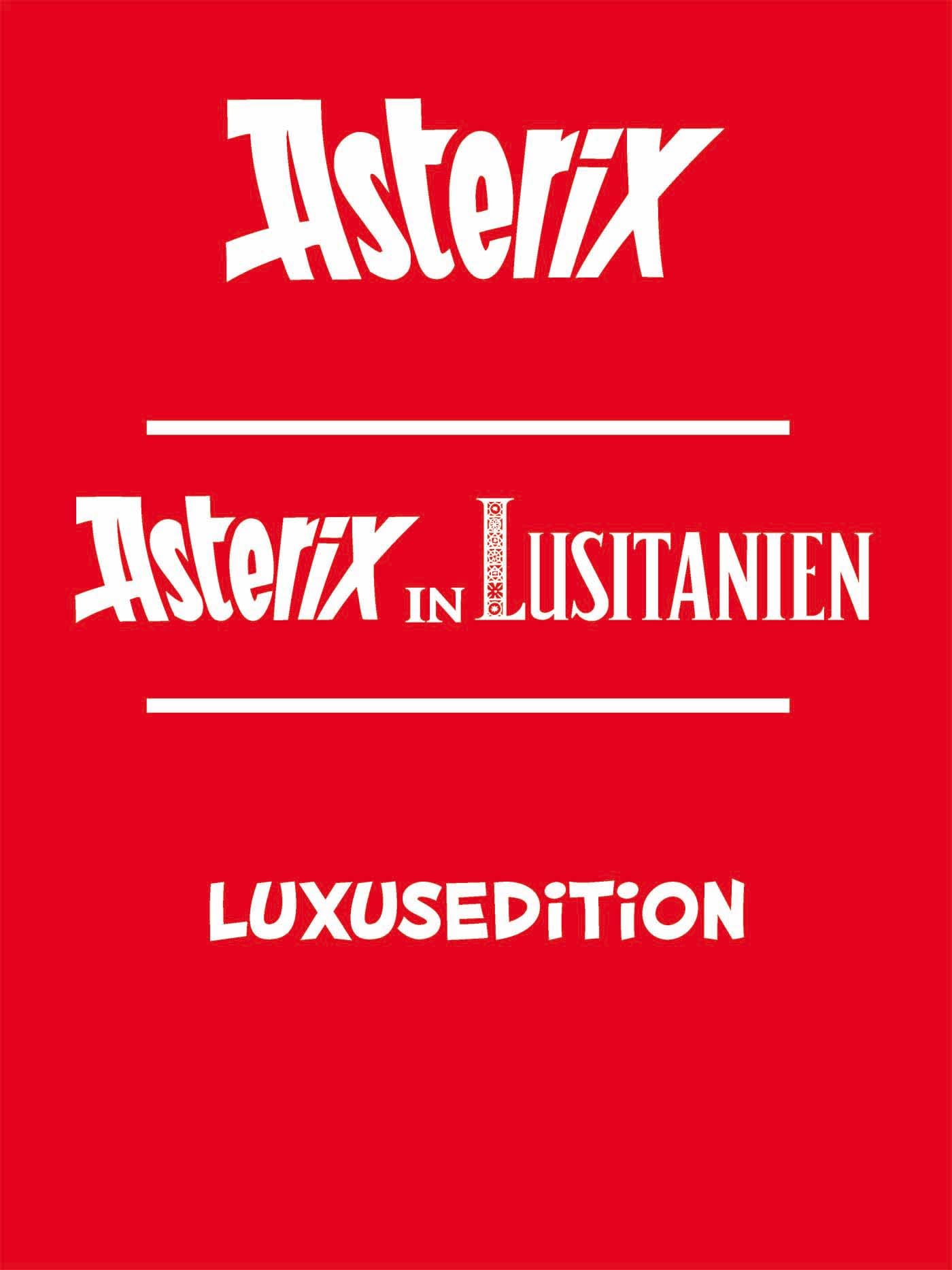 Asterix 41 Luxusedition: Asterix in Lusitanien Manga