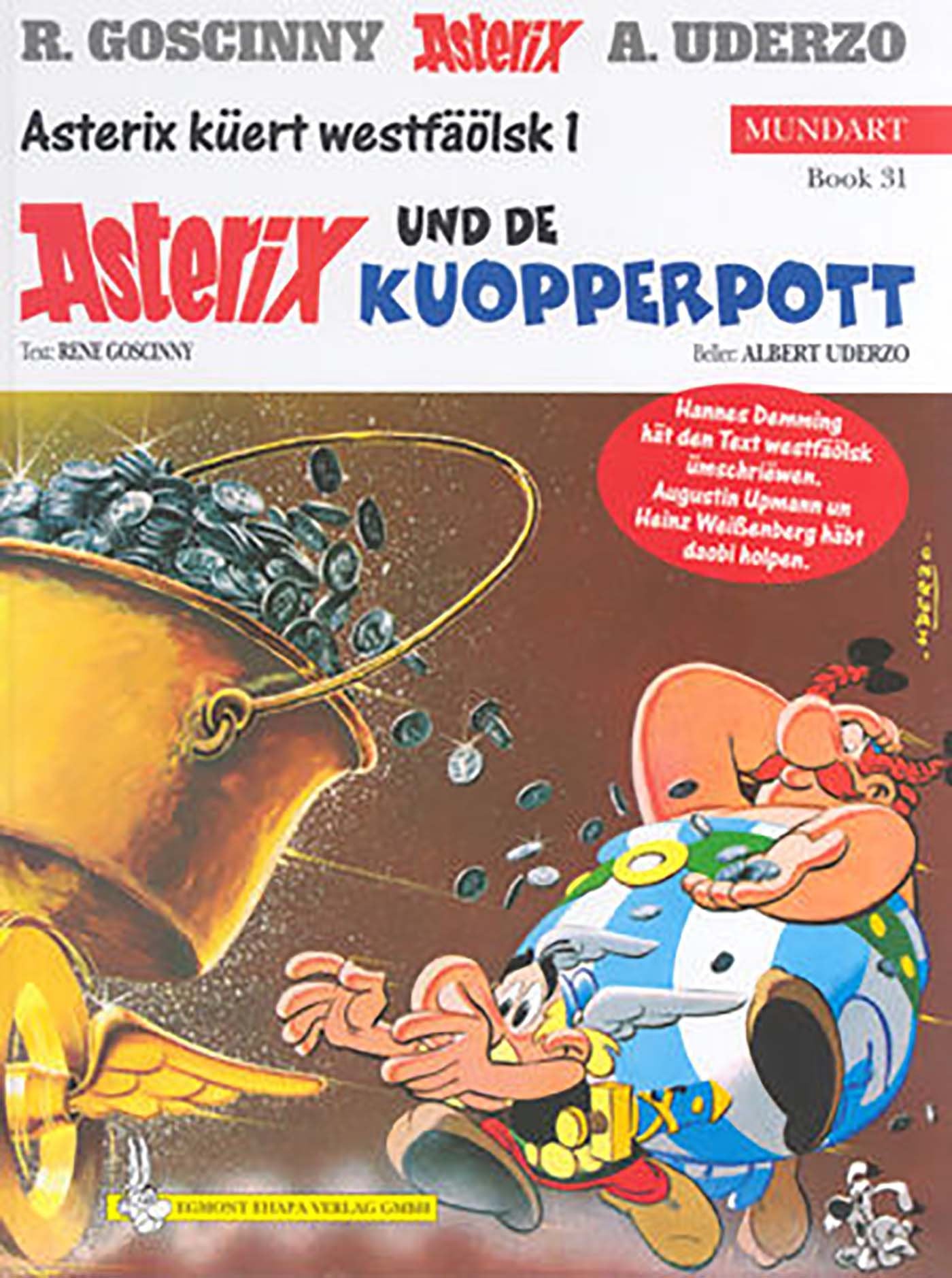 Asterix Mundart Westfälisch I: Asterix un de Kuopperpott Manga