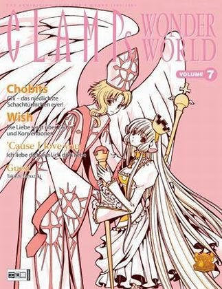 CLAMPs Wonderworld: featured titles: Wish, Chobits Manga