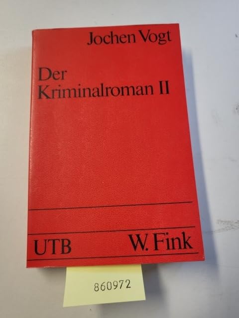Der Kriminalroman: Zur Theorie und Geschichte einer Gattung, Teil 2 Books