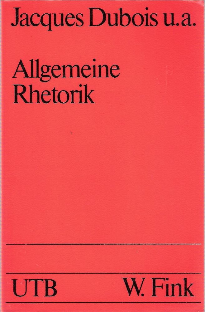 Allgemeine Rhetorik Natural Sciences Books
