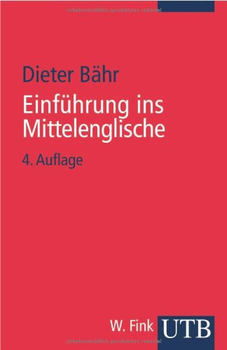 Product Image: einführung ins mittelenglische