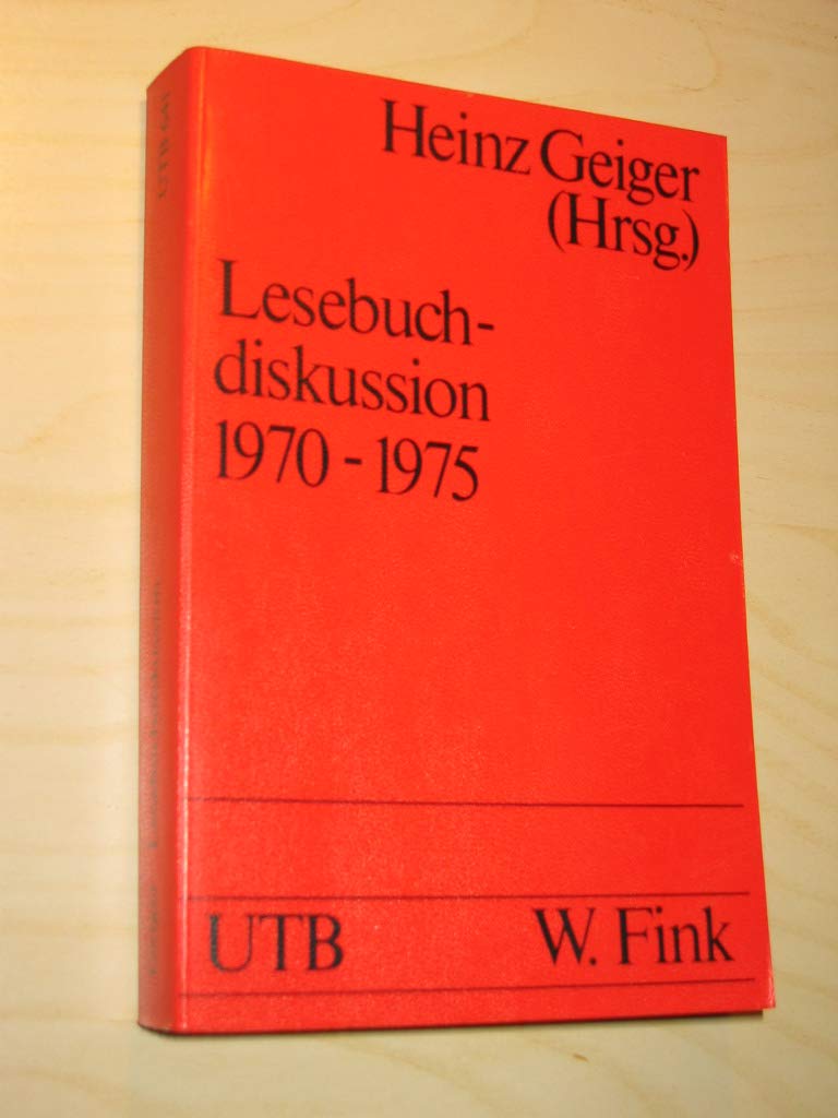 Product Image: Lesebuchdiskussion 1970-1975.