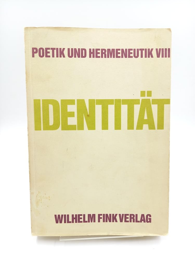 Identität (Poetik und Hermeneutik: .) Psychology
