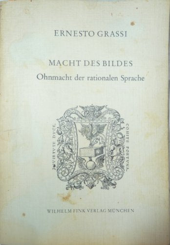 Macht des Bildes. Ohnmacht der ratiponalen Sprache book